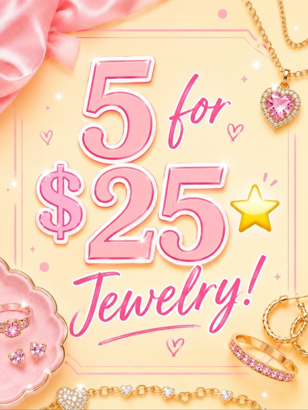 All Jewelry Marked 🌟 Are 5 For $25